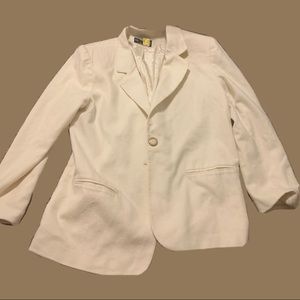 Vintage cream colored blazer
